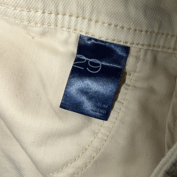 Pilcro & the Letterpress Anthropologie Embroidered Slim Boyfriend Jeans 32x28 - Picture 4 of 7